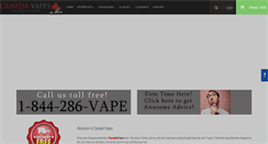 Desktop Screenshot of canadavapes.com